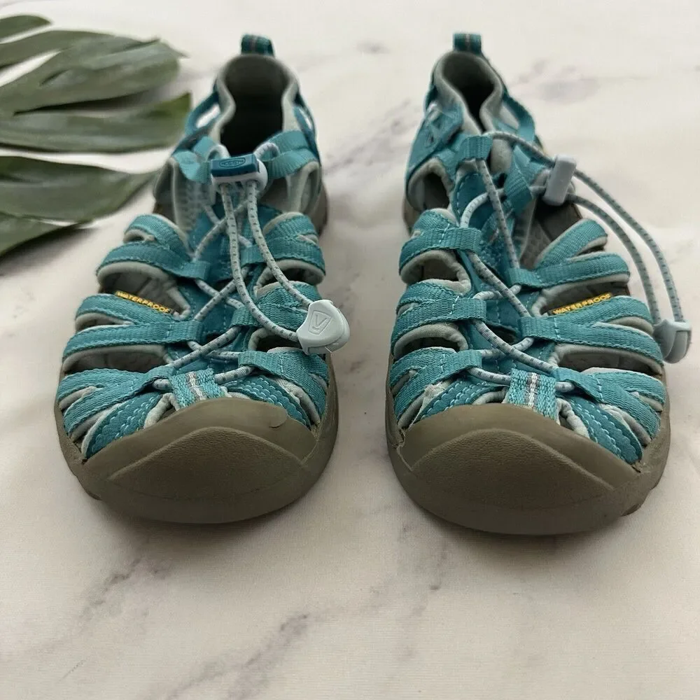 Keen Newport Water Shoe Sandals Youth Size 3 Light Blue Gray Hiking